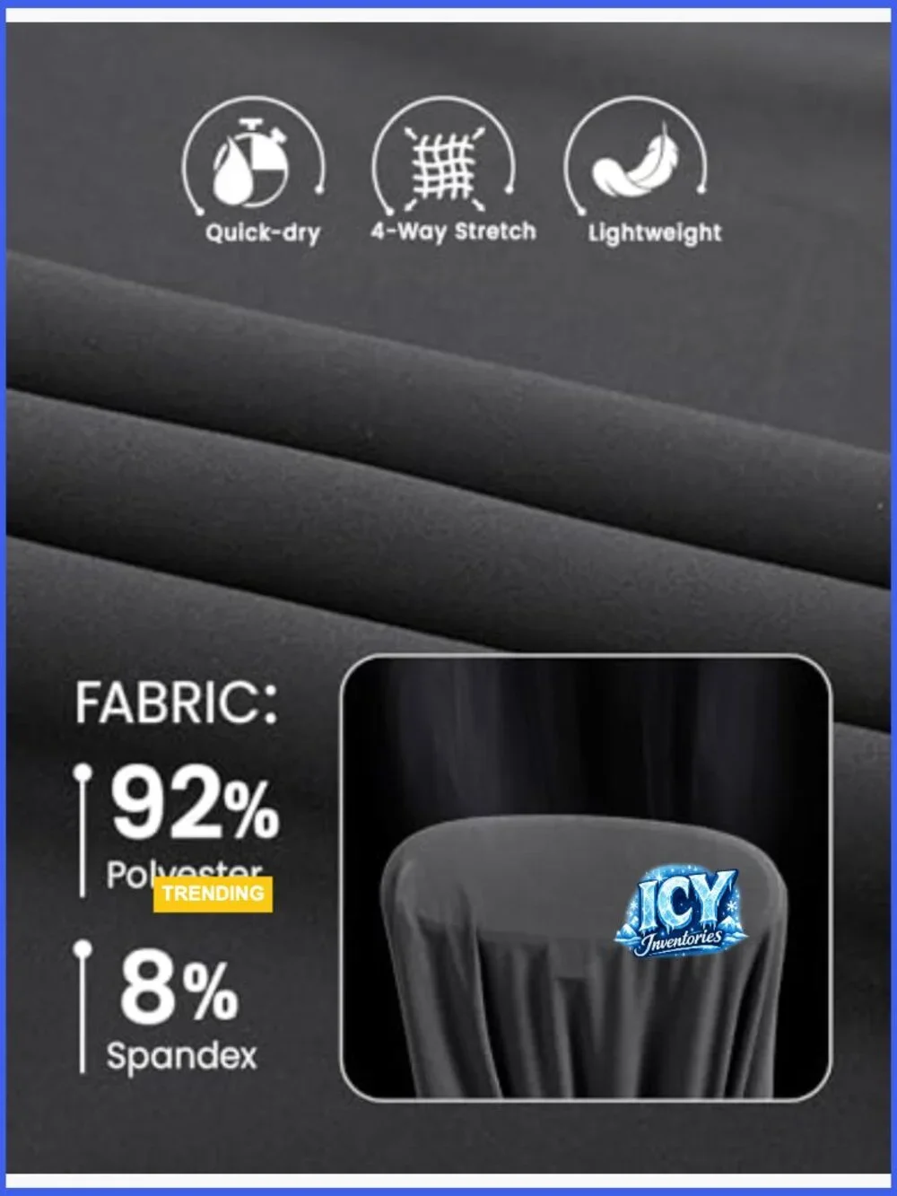 Lightweight Quick Dry Sweatpants with Zippered Pockets for Active Wear